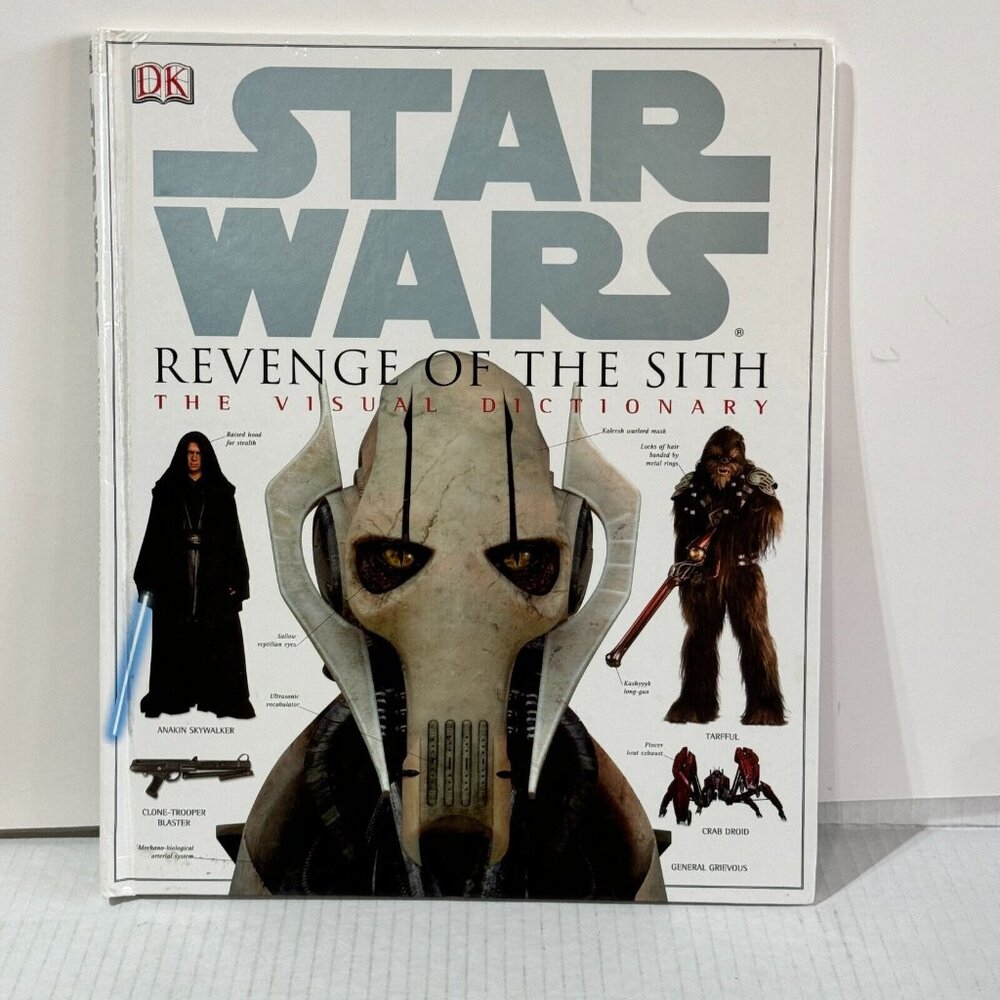 2005 STAR WARS REVENGE OF THE SITH The Visual Dictionary Hardcover Book